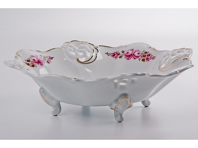 Сухарница 31 см Weimar Porzellan Роза