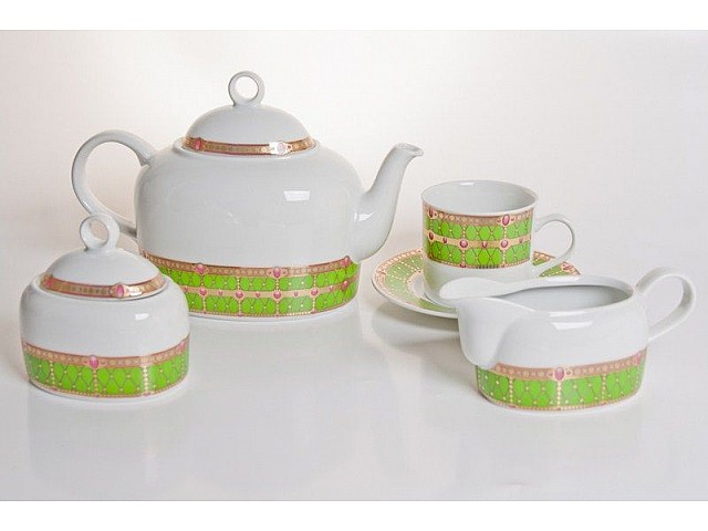 Сервиз чайный Каиро 6761С0 Thun на 6 персон 15 предметов