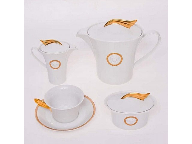 Сервиз чайный Rosenthal Медальон Меандр на 6 персон 15 предметов