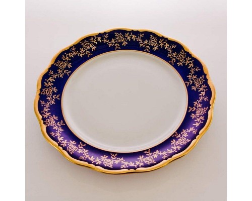 Набор тарелок Борокко кобальт 202 24 см 6 штук