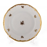 Набор тарелок Роза золотая Weimar Porzellan 17 см 6 штук