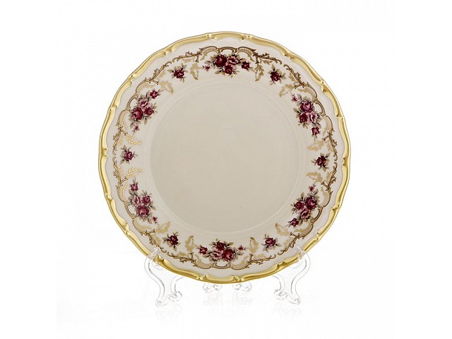 Набор тарелок Starorolsky Porzellan MZ "Ангелика 843 SL" 17 см 6 штук