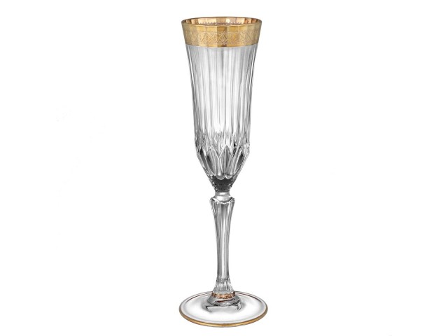 Набор фужеров Адажио Королевская лента золотой 180 мл 6 шт