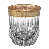 Набор стаканов Адажио Королевская лента золотой 350 мл 6 шт