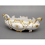 Ладья 40смподарочная Weimar Porzellan Кленовый лист белый