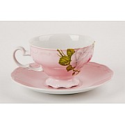 Набор чайный Алвин розовый Weimar Porzellan на 6 персон 12 предметов