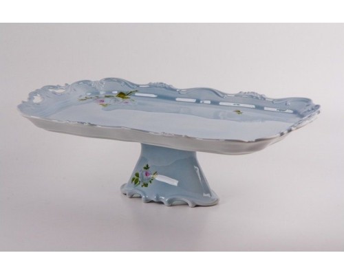 Рулетница 45см на ножке Weimar Porzellan Алвин голубой 6078