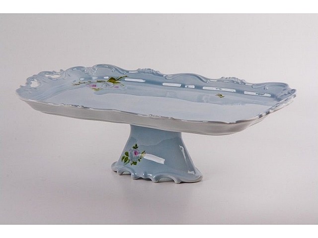 Рулетница 45см на ножке Weimar Porzellan Алвин голубой 6078