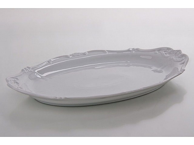 Блюдо овальное 36см Weimar Porzellan Недекорированный