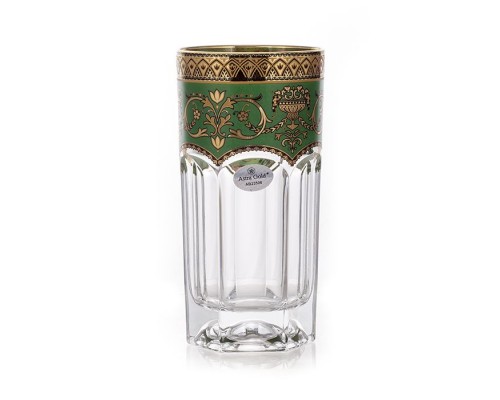 Набор стаканов Astra Gold Провенза Империя зеленый 370 мл 6 штук