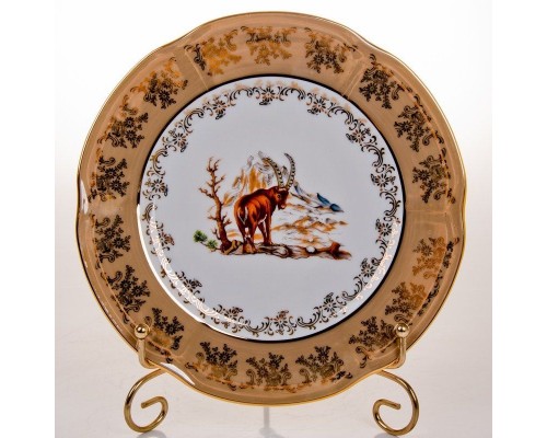 Набор тарелок Bavaria Мария Охота медовая 21 см
