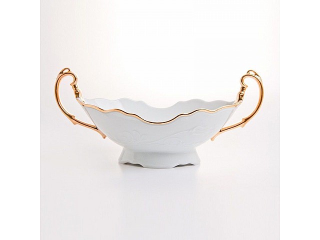 Ваза для фруктов с ручкой 29 см Thun Тулип 17500