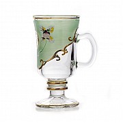 Набор стаканов Bohemia для чая на 6 персон Bohemia Лепка зеленая