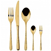 Набор столовых приборов на 6 персон 30 предметов Venezia Gold Sambonet на 6 персон 24 предмета