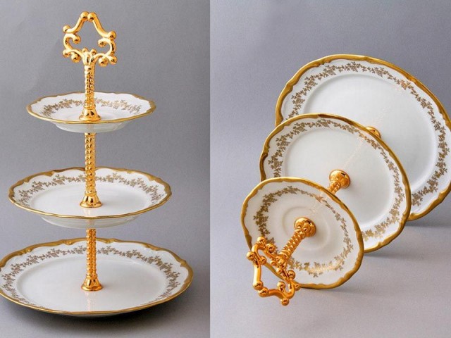 Горка Bavaria Барокко золото 202 3-х ярусная