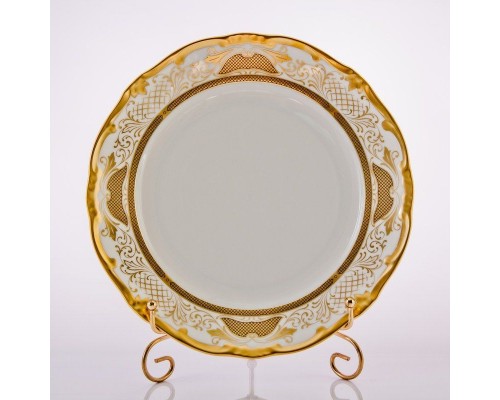 Набор тарелок Симфония Золотая Weimar Porzellan 24 см 6 штук