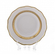 Набор глубоких тарелок Bavaria Лента золотая-1 22 см 6 штук