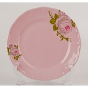 Набор тарелок Алвин розовый Weimar Porzellan 19 см 6 штук
