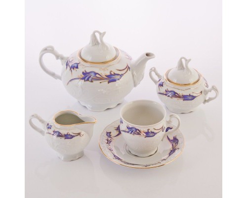 Сервиз чайный Thun Тулип 62700 на 6 персон 15 предметов