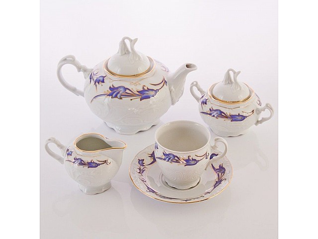 Сервиз чайный Thun Тулип 62700 на 6 персон 15 предметов