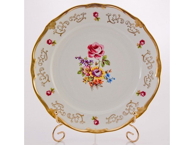 Набор тарелок 24 см Санкт Петербург белый Weimar Porzellan