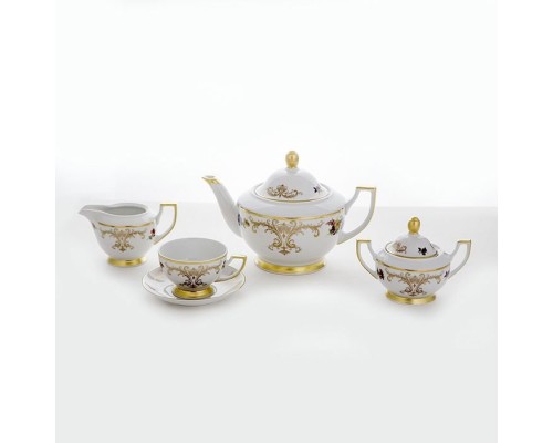 Сервиз чайный "Карин 025" Starorolsky Porzellan MZ на 6 персон 15 предметов