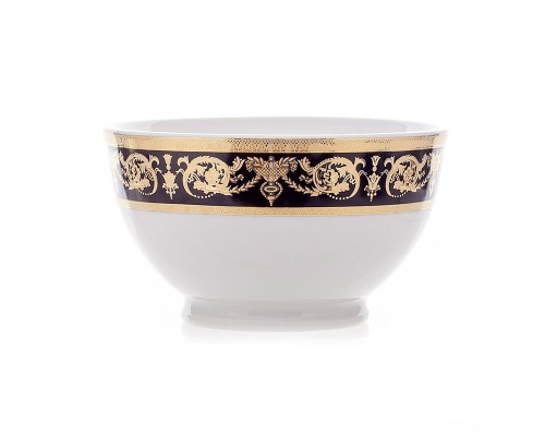 Салатник круглый 13 см Bavaria Александрия Блэк/золото