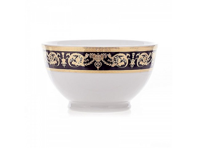 Салатник круглый 13 см Bavaria Александрия Блэк/зол