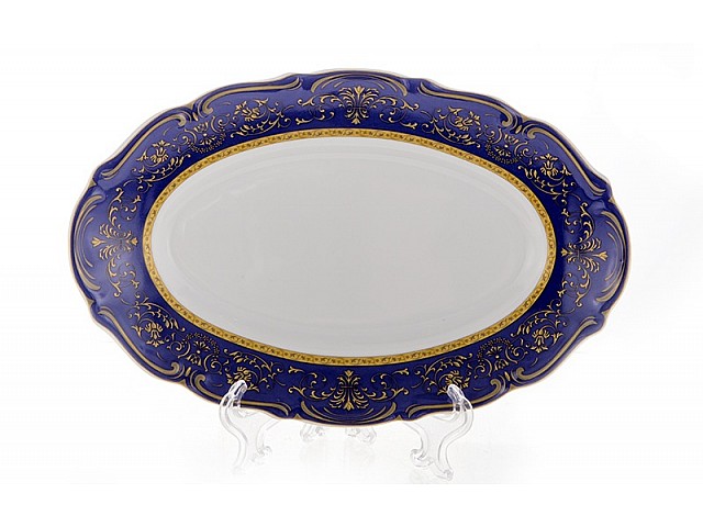 Селедочница 23 см Bavaria Мария Тереза-Элеганз Синяя