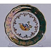 Набор тарелок Bavaria Охота зеленая 17 см 6 штук