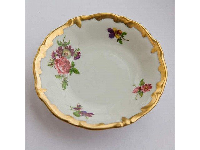 Набор розеток Мейсенский букет Weimar Porzellan 11 см 6 штук