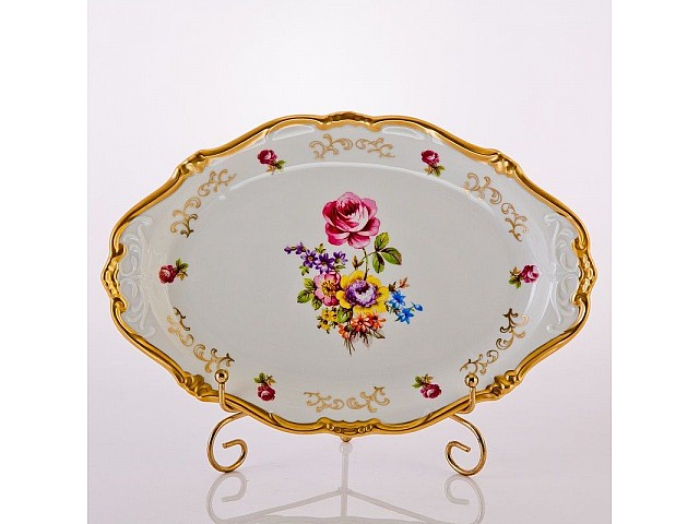 Блюдо овальное 28см Санкт Петербург белый Weimar Porzellan