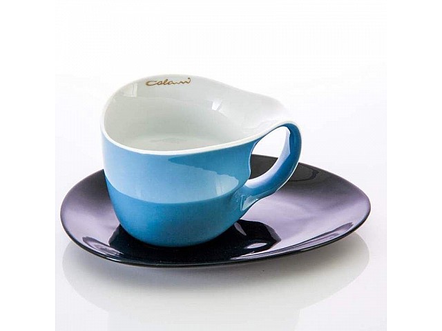 Чайная пара Колани Weimar Porzellan синяя 450 мл