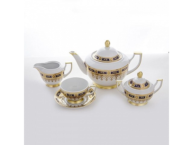 Сервиз чайный "Карин 022" Starorolsky Porzellan MZ на 6 персон 15 предметов