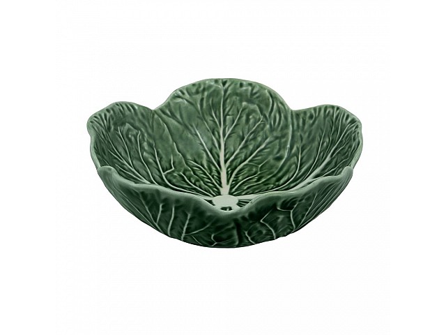 Салатник с резным краем Bordallo Pinheiro Капуста 17,5 см