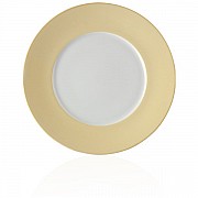 Тарелка закусочная 22 см Noritake Альта (желтый борт)