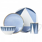 Набор посуды Аззурро, Углы (Лука Андрисани) на 1 персону 4 предмета