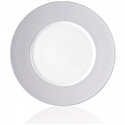 Тарелка обеденная 28 см Noritake Альта (сиреневый борт)