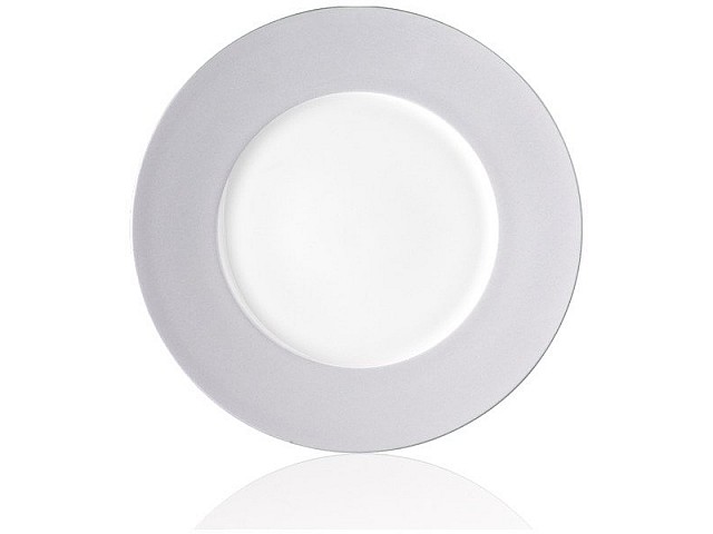 Тарелка обеденная 28 см Noritake Альта (сиреневый борт)