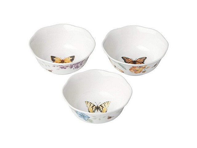 Набор чаш Lenox Бабочки на лугу 240 мл 3шт