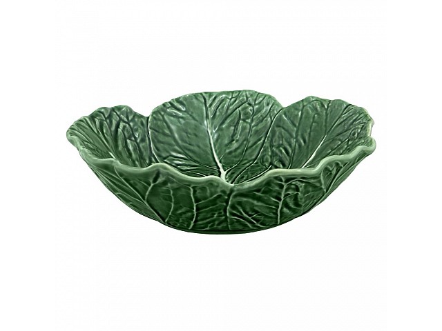 Салатник с резным краем Bordallo Pinheiro Капуста 29см