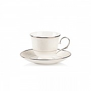 Чашка чайная с блюдцем Lenox Чистый опал 180мл