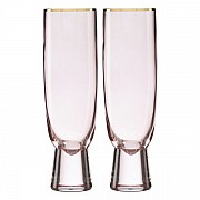 Набор фужеров для шампанского Lenox Трианна 320мл, 2шт (пудровый)