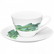 Чашка чайная с блюдцем Noritake Овощной букет Горчица 210 мл