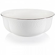 Салатник круглый 21 см Lenox Ханна, платиновый кант