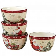 Салатник индивидуальный Certified Intl "Праздничные пожелания" 13см