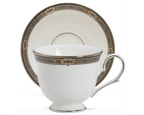 Чашка чайно-кофейная с блюдцем 180мл Классические ценности
