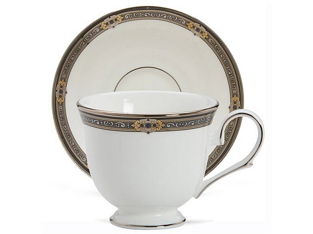 Чашка чайно-кофейная с блюдцем 180мл Классические ценности