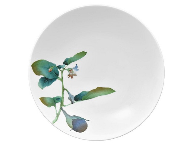 Тарелка для пасты Noritake Овощной букет Баклажан 23 см Тарелка для пасты Noritake Овощной букет Баклажан 23 см