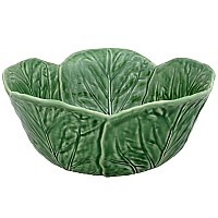 Салатник с резным краем Bordallo Pinheiro Капуста 29,5см